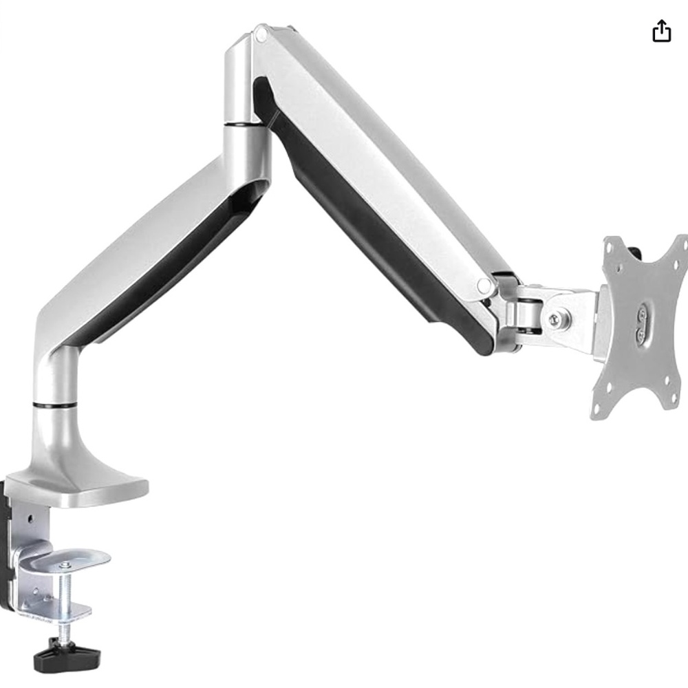 AVLT Single 13"-34" Monitor Arm Desk Mount fits One Flat/Curved/Ultrawide Monito